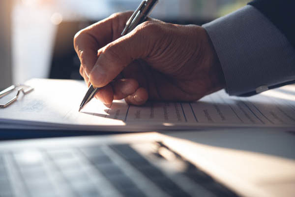 PPSR Person signing Personal Property security register document